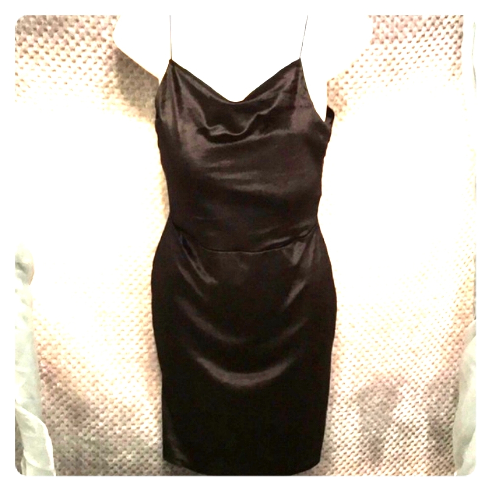Black velvet dress